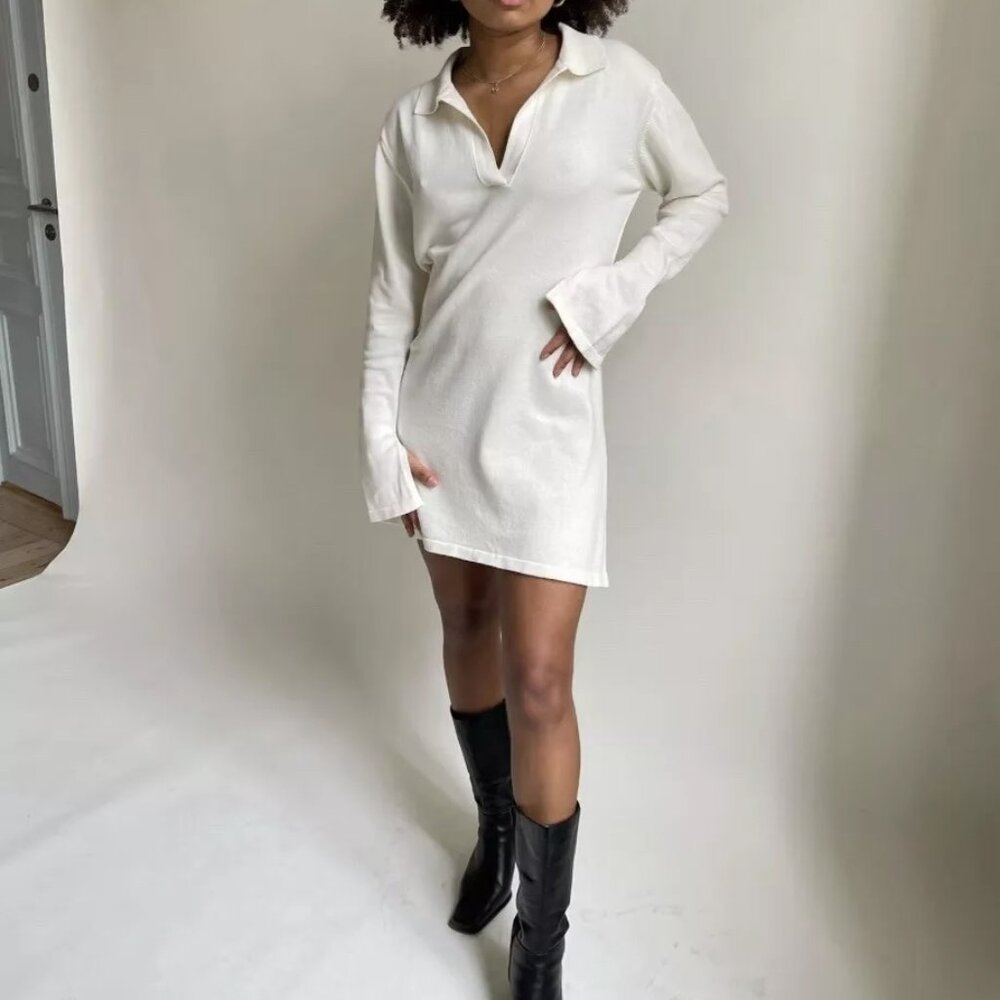 Djerf Avenue Cream Dress